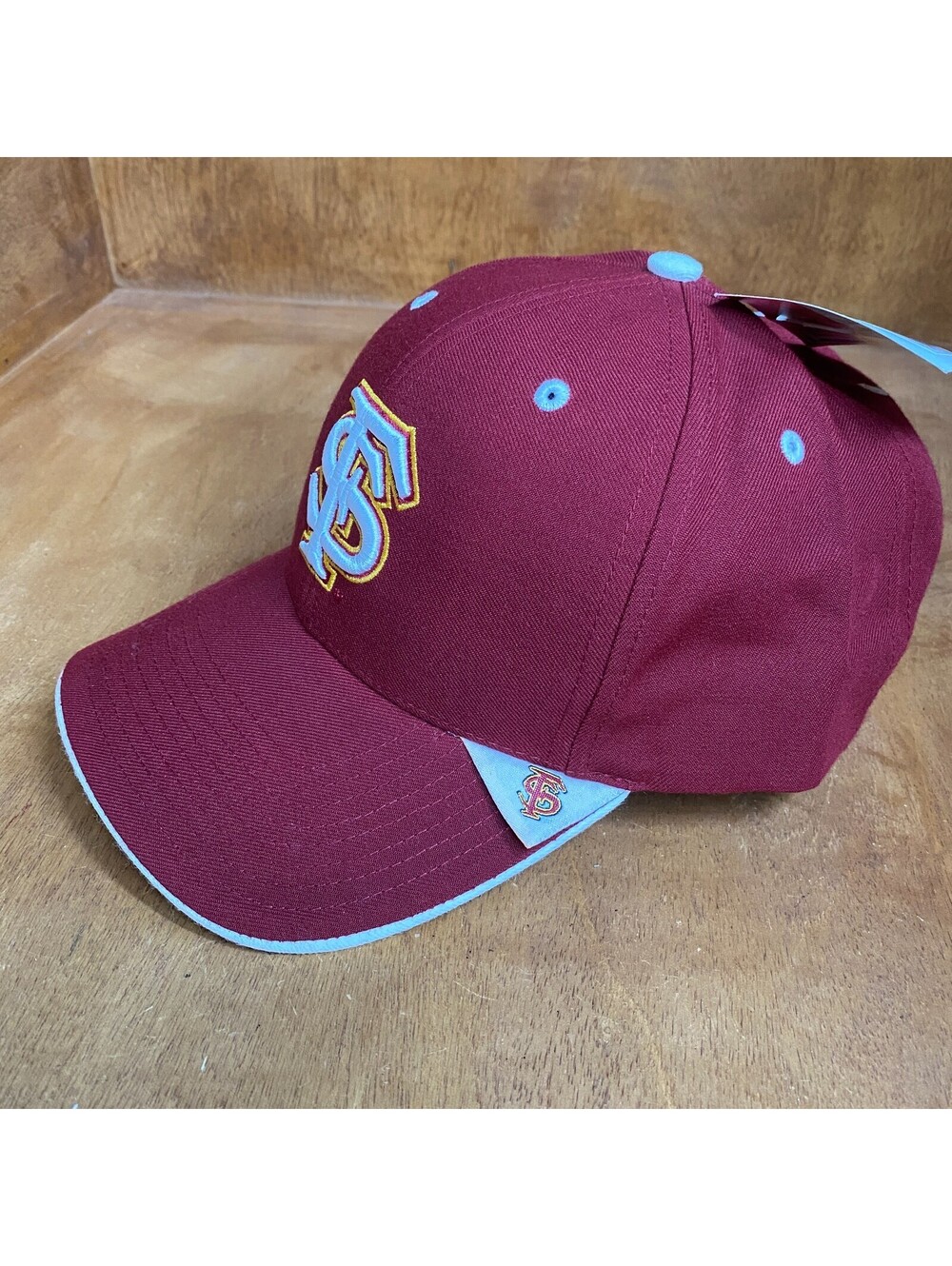 NWT Vintage Florida State Seminoles Hat Cap Strap Back Football Twins Enterprise